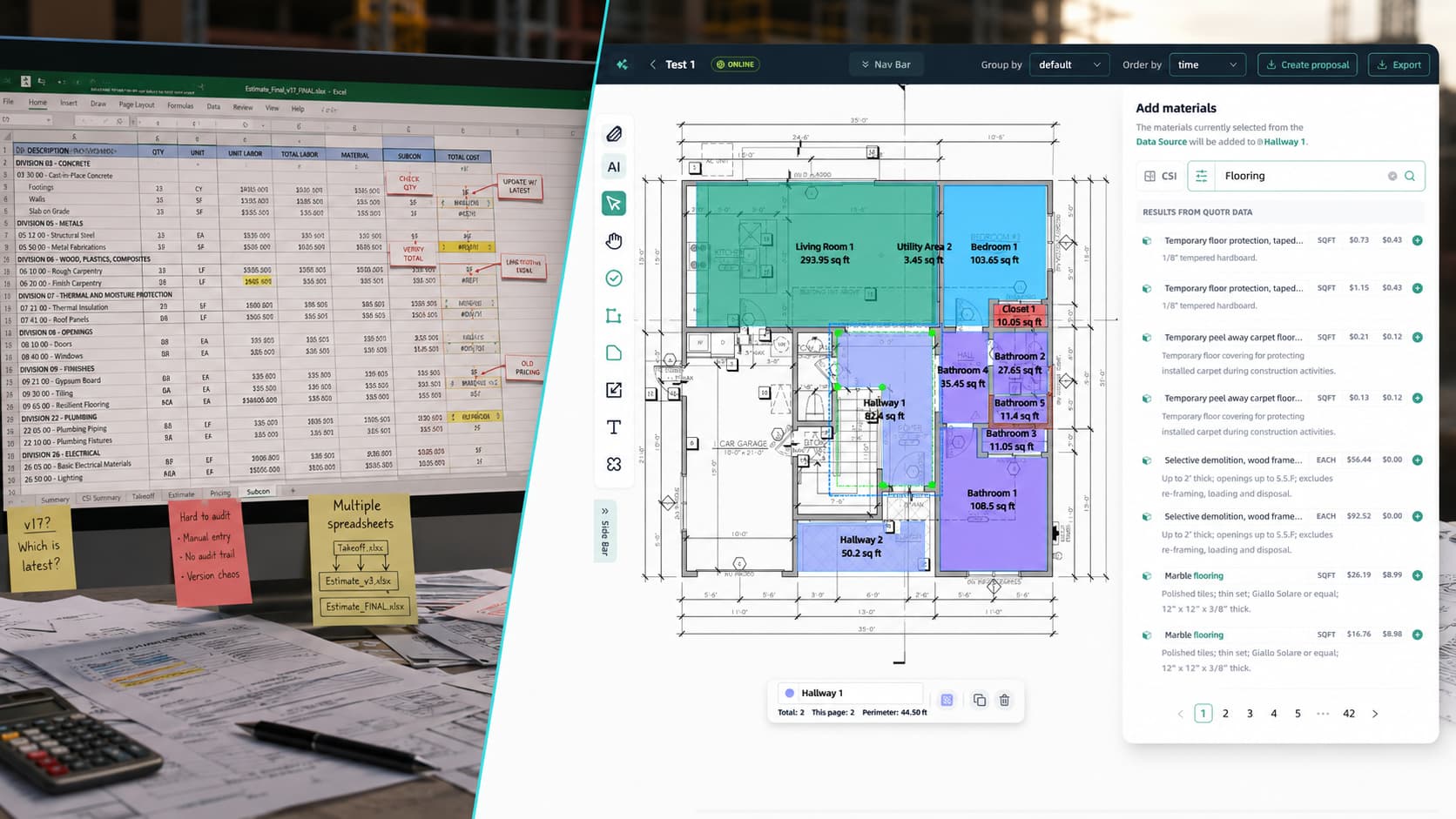 Quotr ai vs Excel Banner