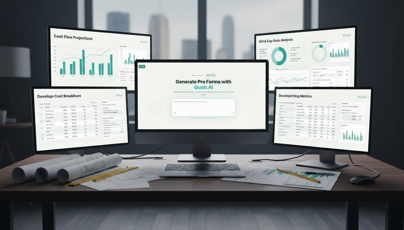 quotr.ai real-estate-pro-forma-software-comparison card