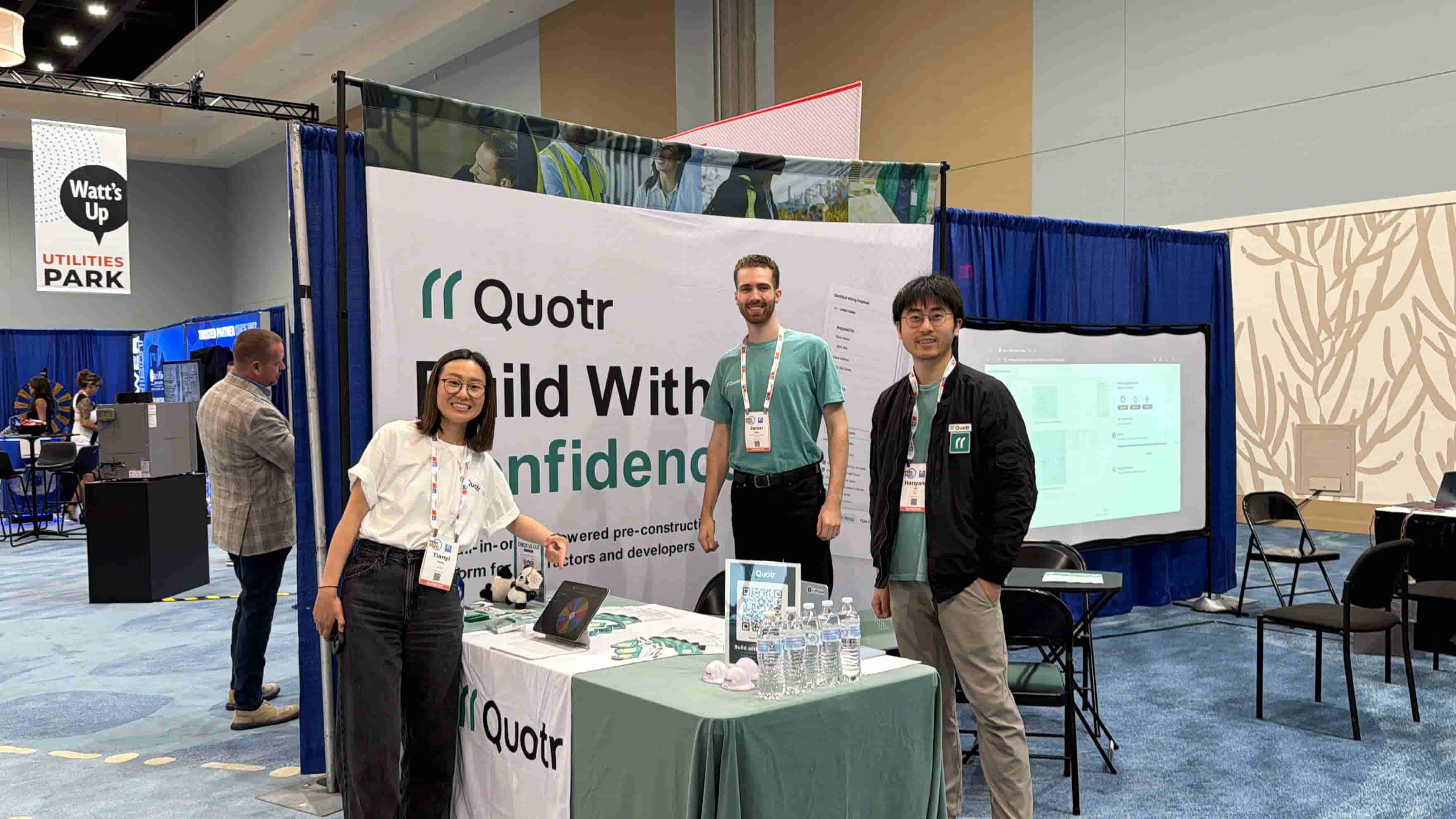 quotr team at pcbc 2026 booth
